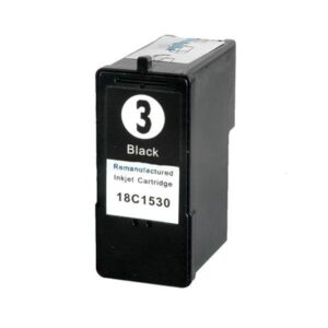 Remanufactured Lexmark X2580 18C1530E Black Ink Ctg No 3 [R-LX3(18C1530)]