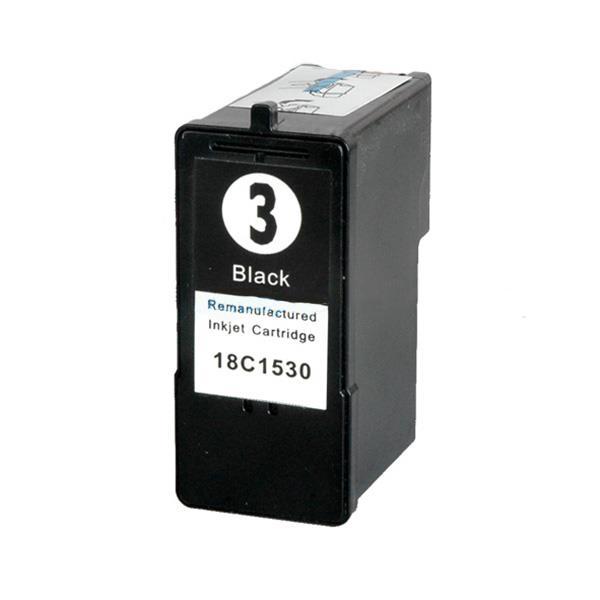 Remanufactured Lexmark X2580 18C1530E Black Ink Ctg No 3 [R-LX3(18C1530)]