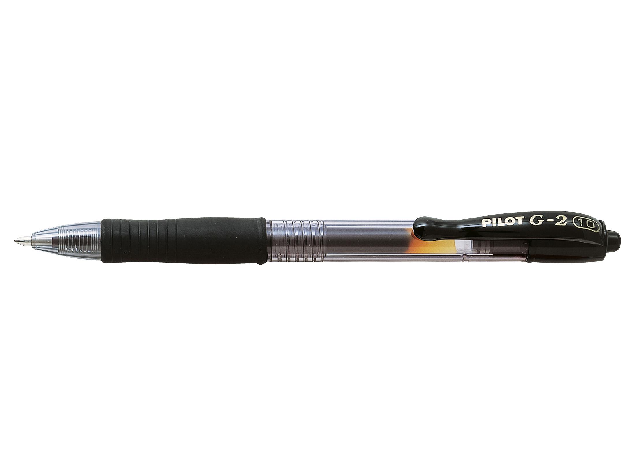 Pilot G2 Gel Ink Rollerball Black - Broad Tip (12)