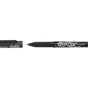 Pilot FriXion Erasable Gel Ink Rollerball Pen Black - Medium Tip (12)