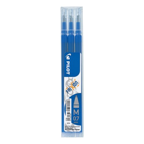Pilot FriXion Ball Refills - Blue - Medium Tip (3)