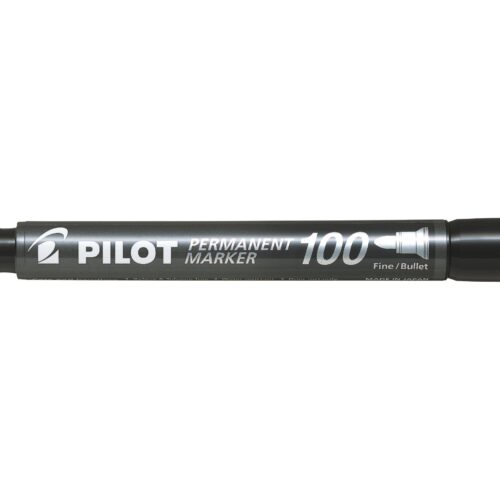 Pilot Permanent Marker 100 Value Pack Box 15+5 Black - Bullet Tip (20)