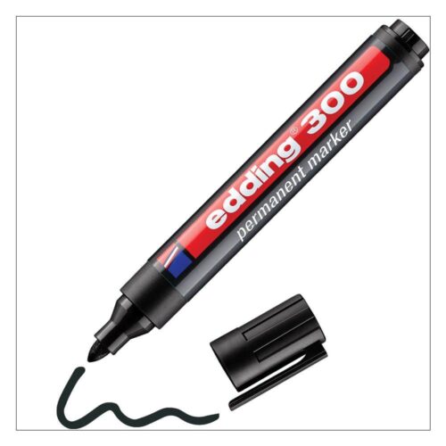 e-300 Permanent Marker A8 bullet black (10)