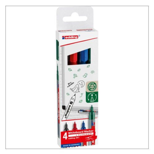 e-361/4 S Whiteboard Marker Set (4)