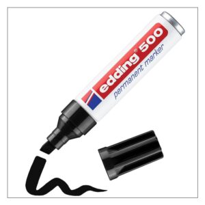 e-500 Permanent Marker black (10)