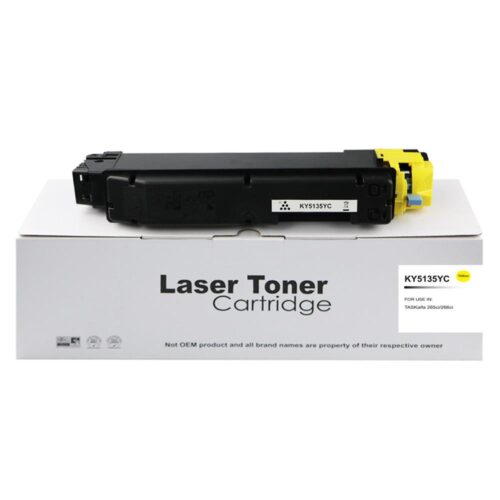 Compatible Kyocera TASKalfa 265ci TK5135Y Yellow Toner