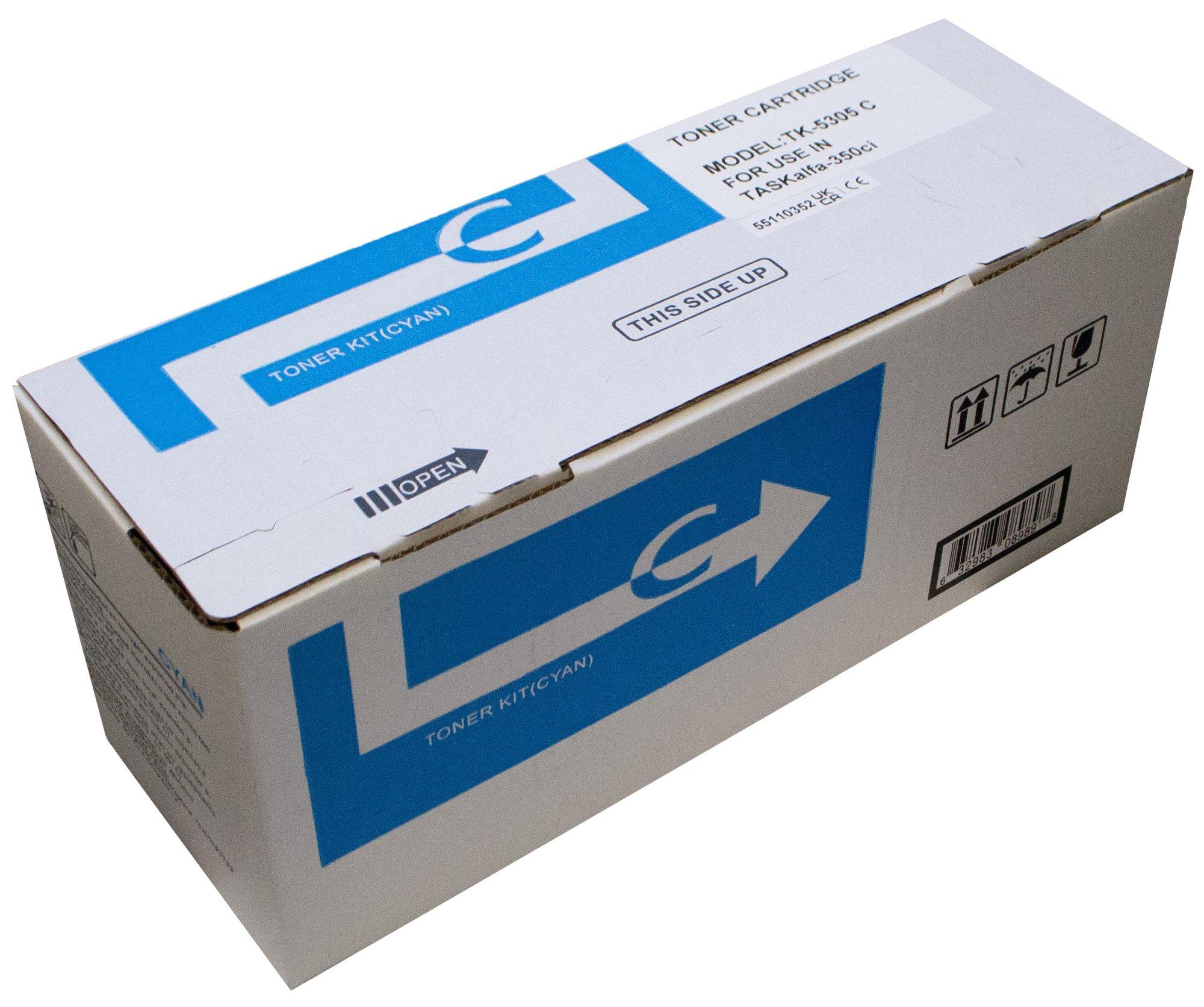 Compatible Kyocera TASKalfa 350ci TK5305C Cyan Toner 1T02VMCNL0