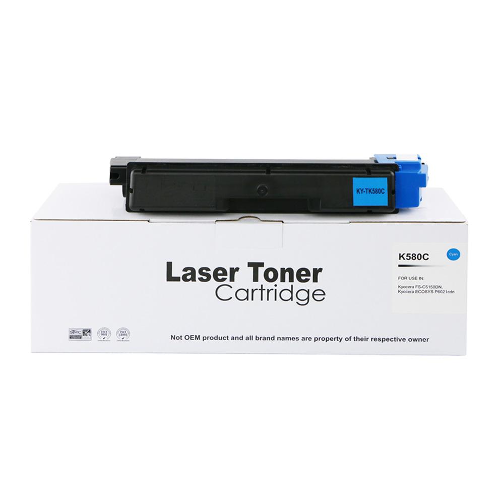 Compatible Kyocera Mita FSC5150 TK580C Cyan Toner