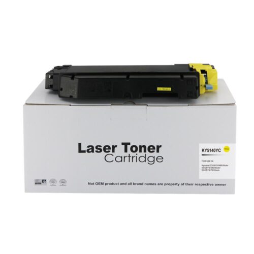 Compatible Kyocera TK5140Y Yellow Toner - 1T02NRANL0