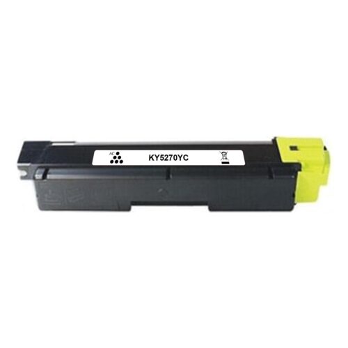 Compatible Kyocera Ecosys P6230 TK5270Y Yellow Toner - 1T02TVANL0