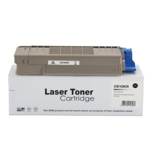 Remanufactured OKI C610 Black Toner 44315308