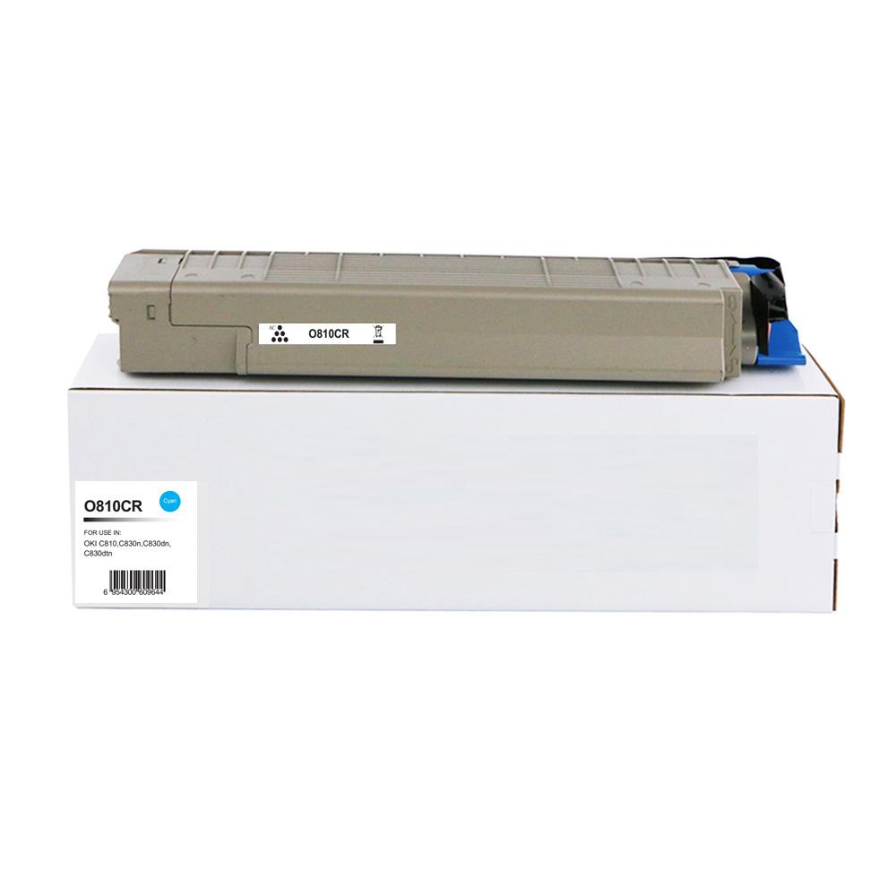 Remanufactured OKI C810 Cyan Toner 44059107