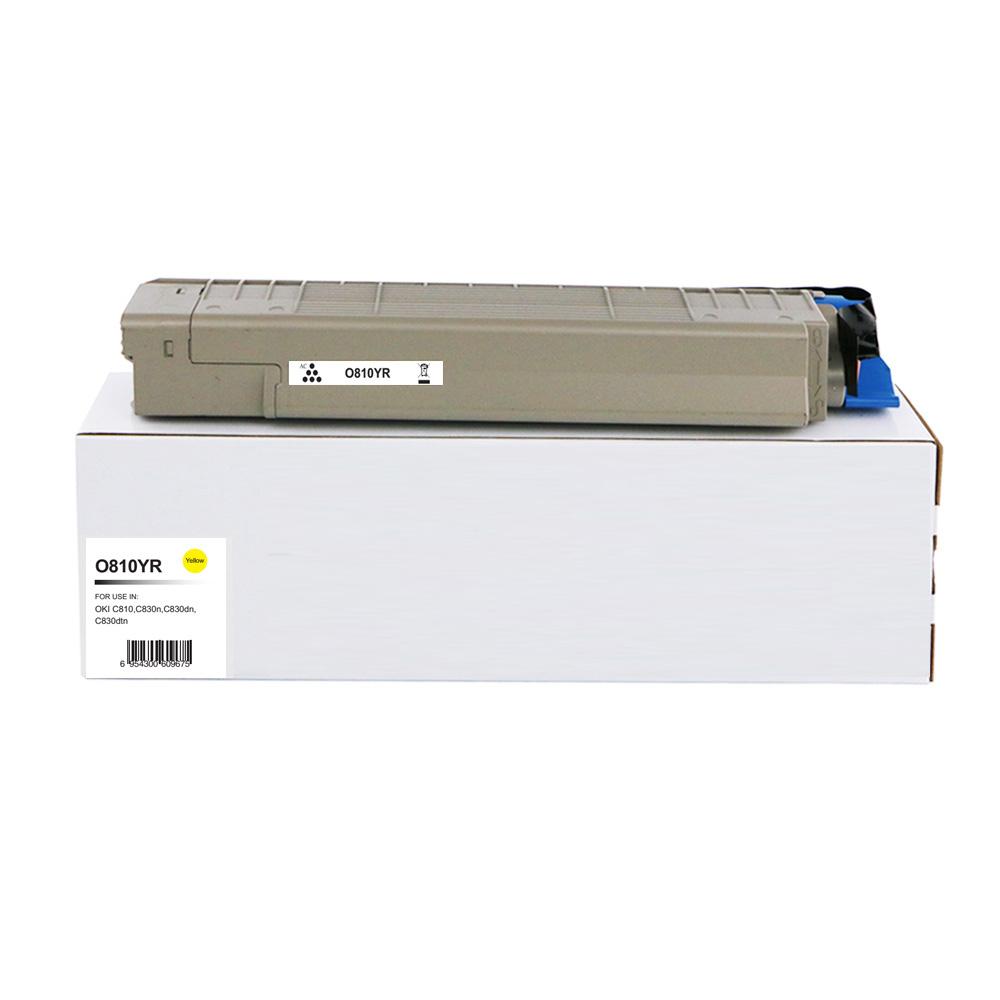 Remanufactured OKI C810 Yellow Toner 44059105