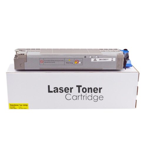 Remanufactured OKI C822 Yellow Toner 44844613