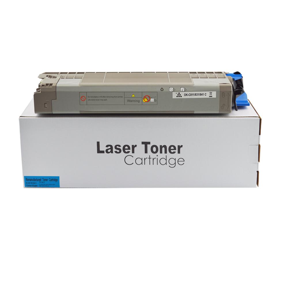 Remanufactured OKI C831 Cyan Toner 44844507