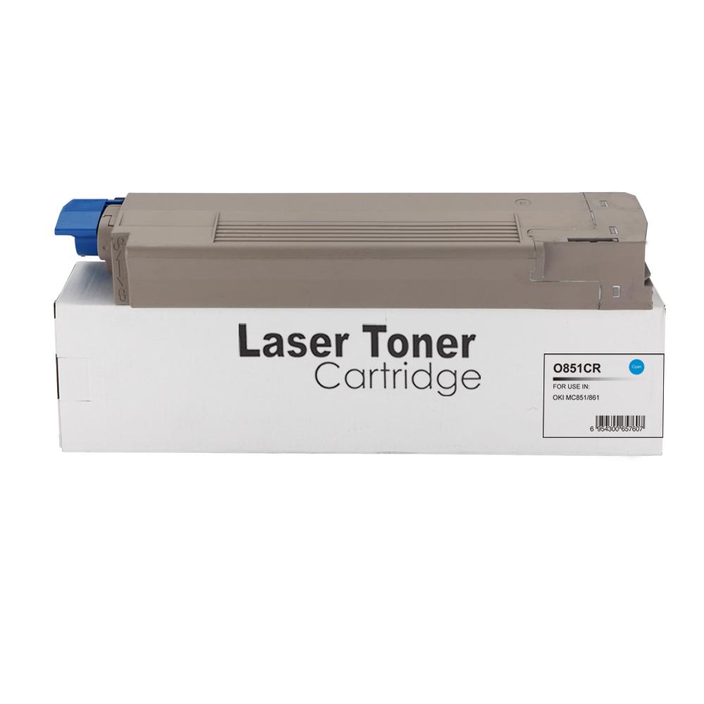Remanufactured OKI MC851 Cyan Toner 44059167