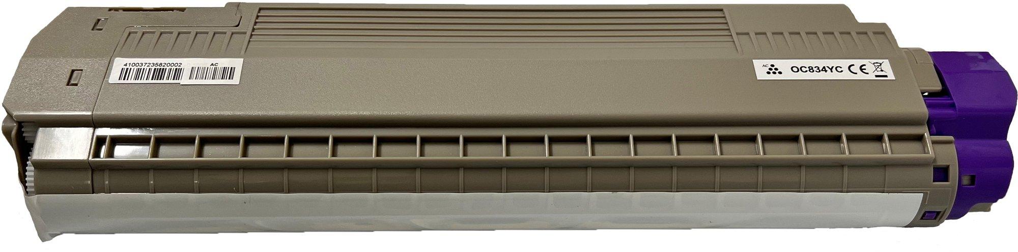 Compatible OKI C834 Yellow Toner Cartridge 46861305
