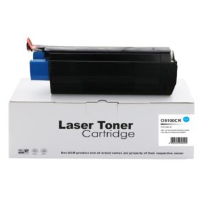 Remanufactured OKI C5300 Cyan Toner 42127407