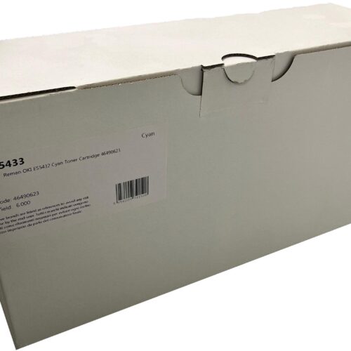 Remanufactured OKI ES5432 Cyan Toner Cartridge 46490623