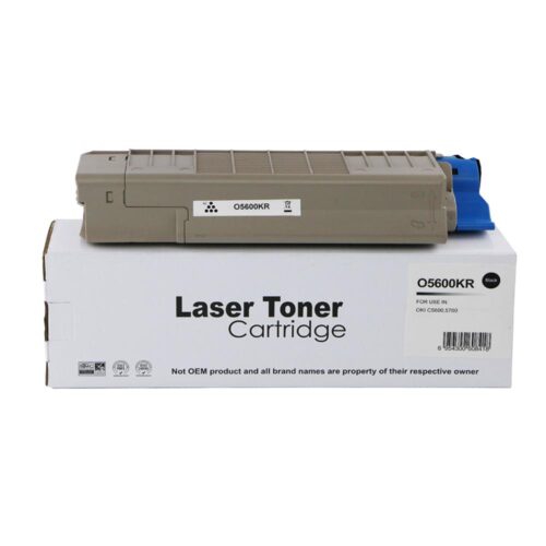 Remanufactured OKI C5600 Std Black Toner 43324408