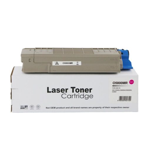 Remanufactured OKI C5800 Std Magenta Toner 43324422