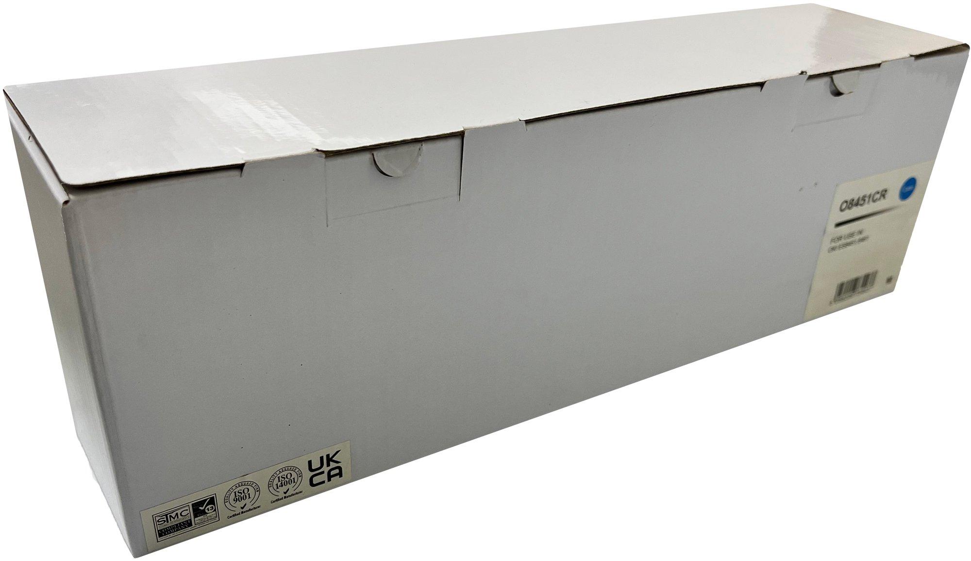 Remanufactured OKI ES8451 Cyan Toner 44059259