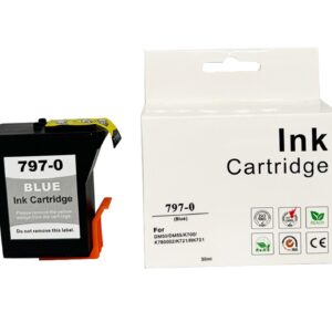 Compatible Pitney Bowes DM50 Blue Ink 797-0 also for K780001 2