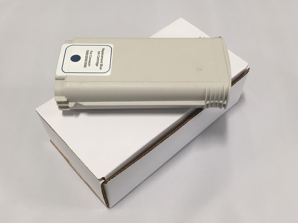 Compatible Pitney Bowes Connect+ 1-3000 Series Blue 789-BL Ink Ctg
