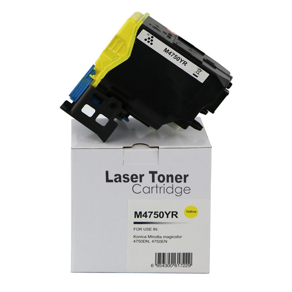 Remanufactured Konica Minolta 4750 Yellow Toner A0X5251