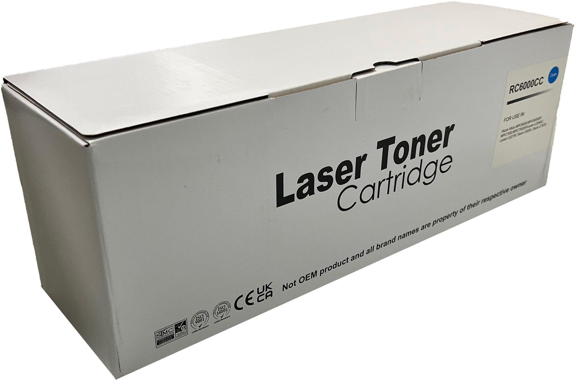 Compatible Ricoh Aficio MPC6000 Cyan Toner 841397 841101