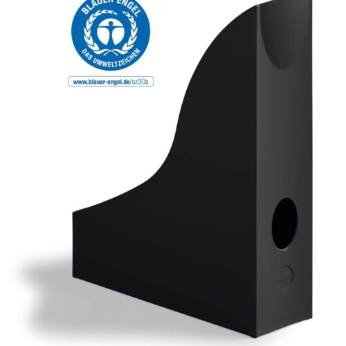 Durable ECO Magazine Rack Black