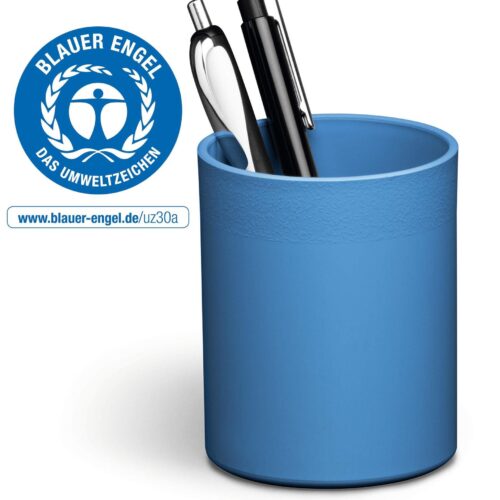 Durable Pen Cup Blue