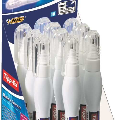 Tipp-Ex Shake n Squeeze 8ml White Pack of 10