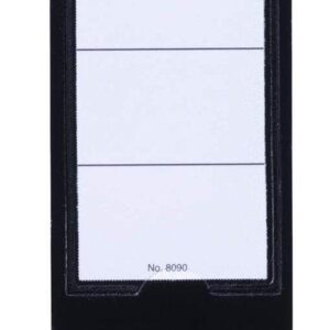 Durable ORDOFIX Spine Label 60mm Black (10)
