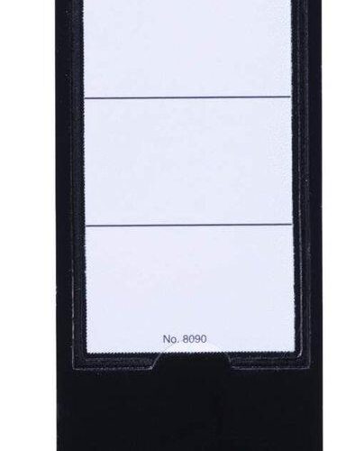 Durable ORDOFIX Spine Label 60mm Black (10)