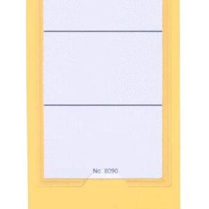 Durable ORDOFIX Spine Label 60mm Yellow (10)