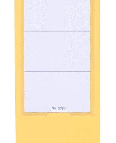 Durable ORDOFIX Spine Label 60mm Yellow (10)