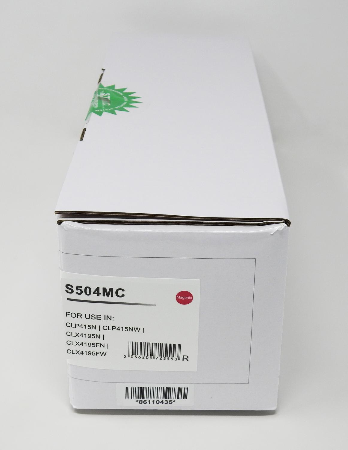 Compatible Samsung CLP415 Magenta Toner CLT-M504S HP SU292A