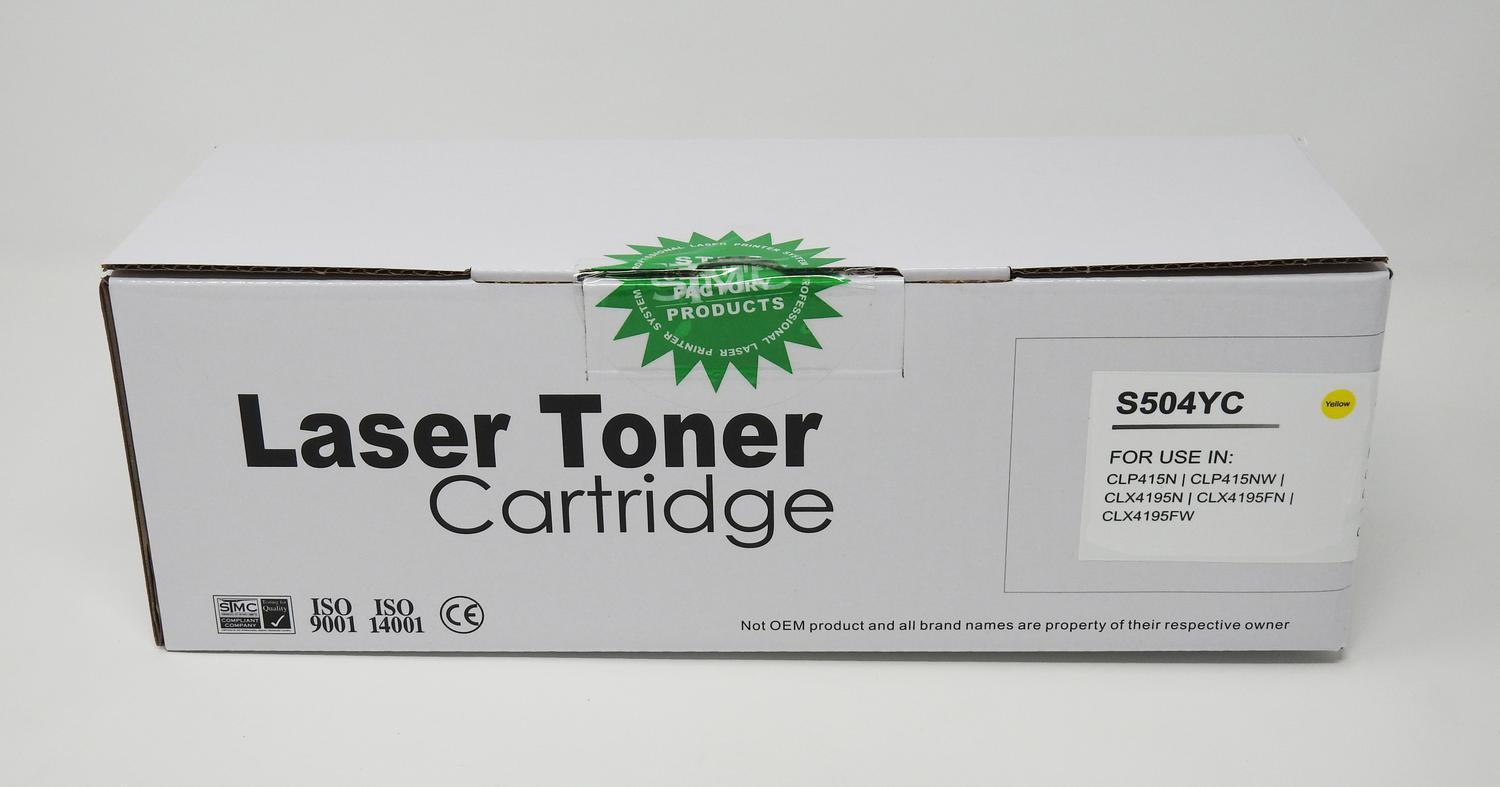 Compatible Samsung CLP415 Yellow Toner CLT-Y504S HP SU502A