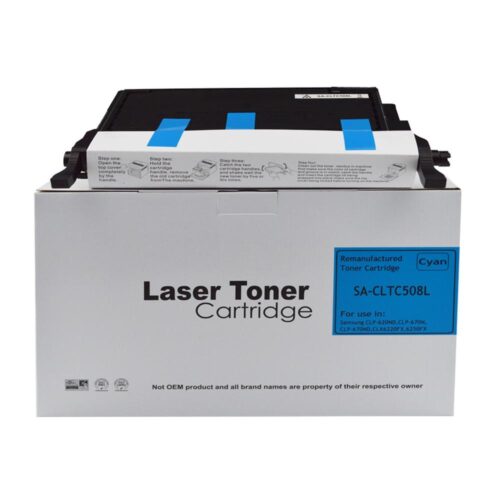 Remanufactured Samsung CLP620 High Yield Cyan Toner CLT-C5082L HP SU055A