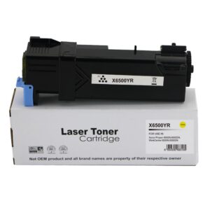 Remanufactured Xerox Phaser 6500 Yellow Toner 106R01596