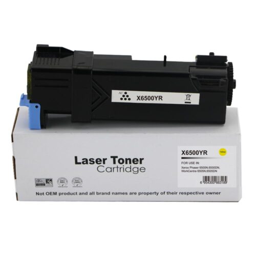 Remanufactured Xerox Phaser 6500 Yellow Toner 106R01596