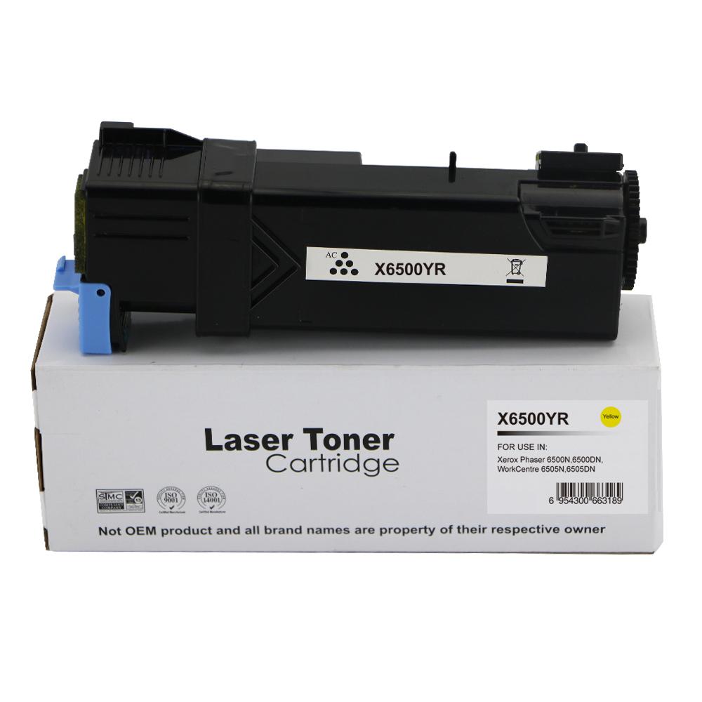 Remanufactured Xerox Phaser 6500 Yellow Toner 106R01596