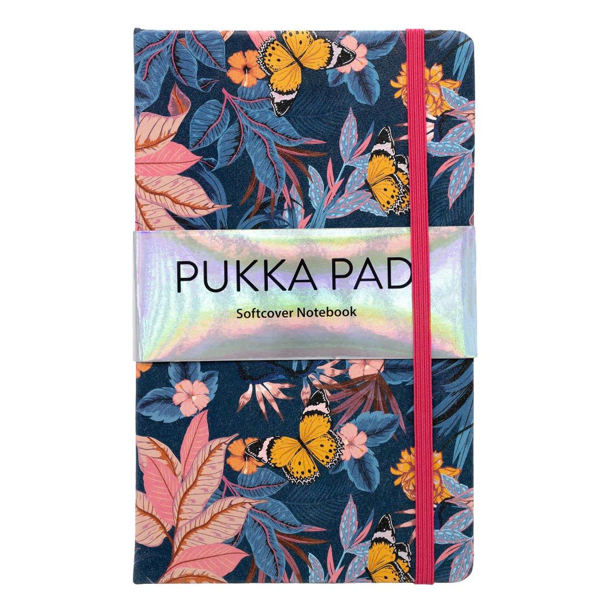 Pukka Bloom Softcover Pad Blue (Pack of 3)