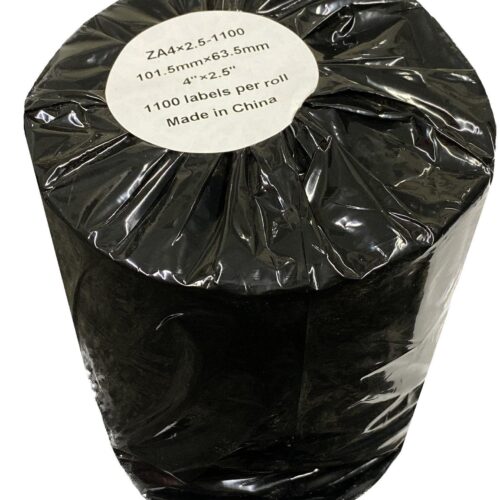 Compatible Zebra White Shipping Paper Labels Roll 1100 pcs (ZA4x2.5-1100)