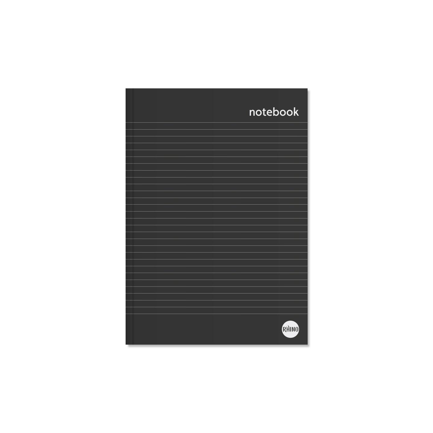 Rhino Everyday Feint Ruled Casebound Notebook 192 Pages A4 - R4CB