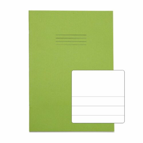 RHINO A4 Exercise Book 64 Page Light Green TB/F13 (Pack of 50)