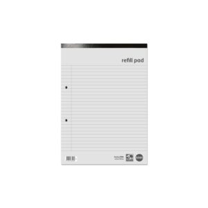Rhino Everyday Feint Ruled Margin Head Bound Refill Pad 160 Pages A4 Pack of 10 - R4RP-2