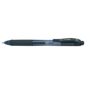 Pentel EnerGel X Retractable Gel Pen Medium Black Pack of 12