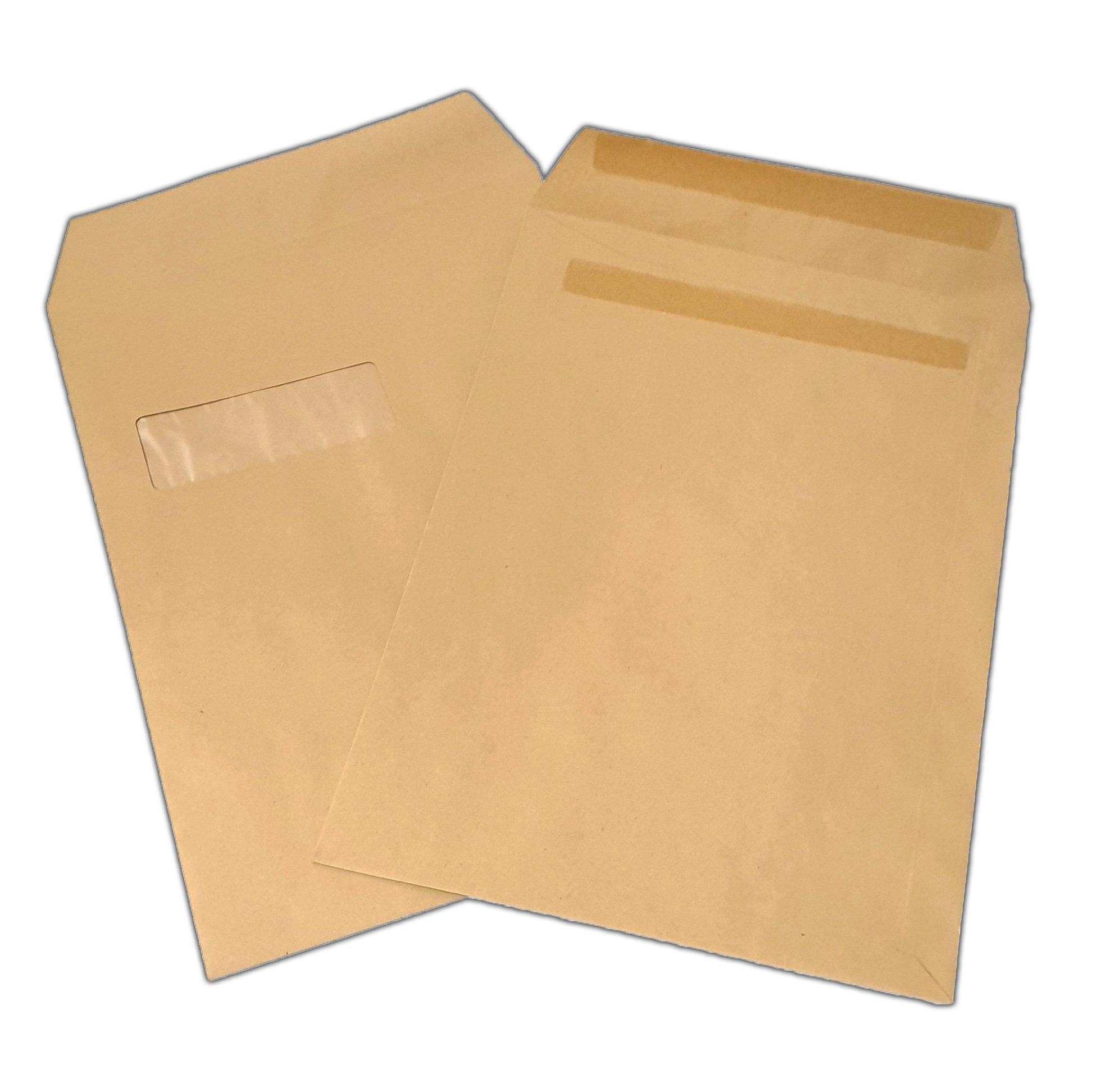 C4 Envelopes Window Self Seal 90gsm Manilla (Pack of 250)